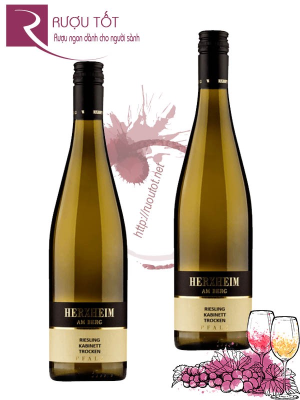 Rượu vang Herxheim Riesling Kabinett Trocken