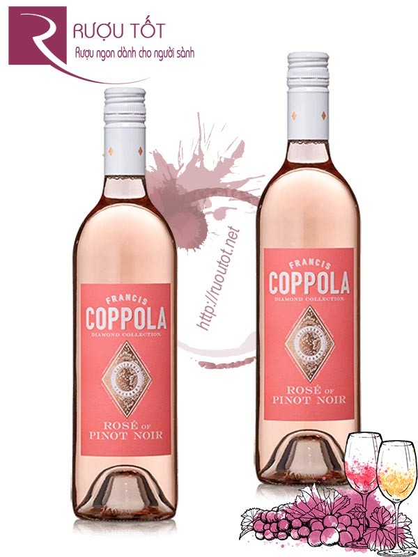 Rượu vang Coppola Diamond Rose Chính hãng