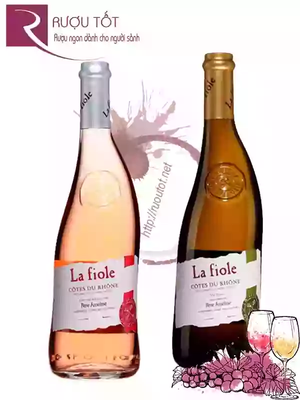 Rượu Vang La Fiole Cote Du Rhone Rose - Blanc