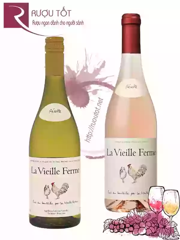 Vang Pháp La Vieille Ferme Rose - Blanc Giá Tốt