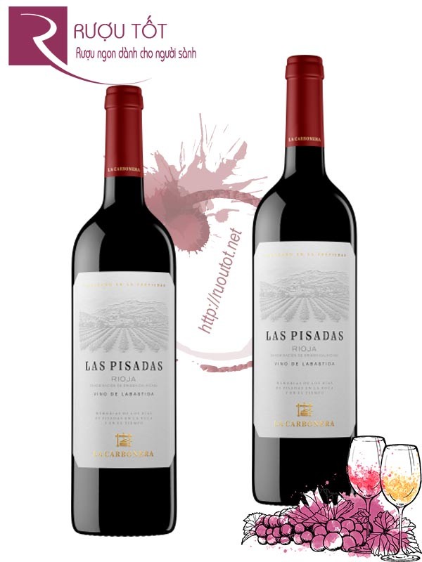 Rượu vang Las Pisadas Rioja La Carbonera Cao Cấp