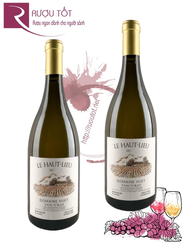 Rượu Vang Pháp Le Haut Lieu Vouvray Sec 750ml