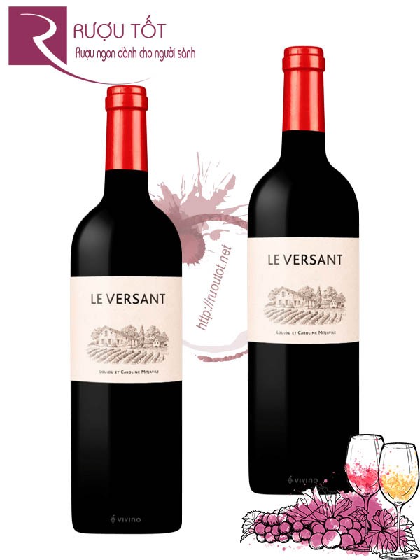 Rượu vang Le Versant Domaine L'Aurage Cao Cấp