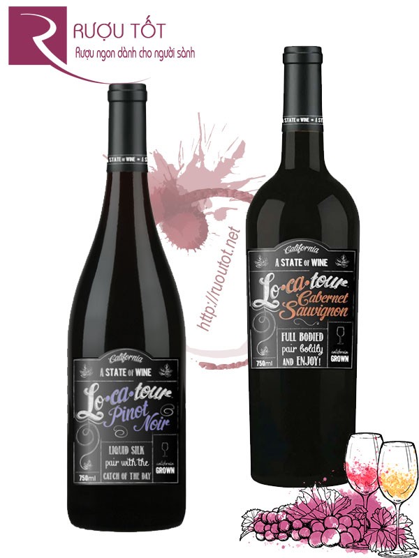 Rượu vang Locatour Pinot Noir Cabernet Sauvignon Cao Cấp