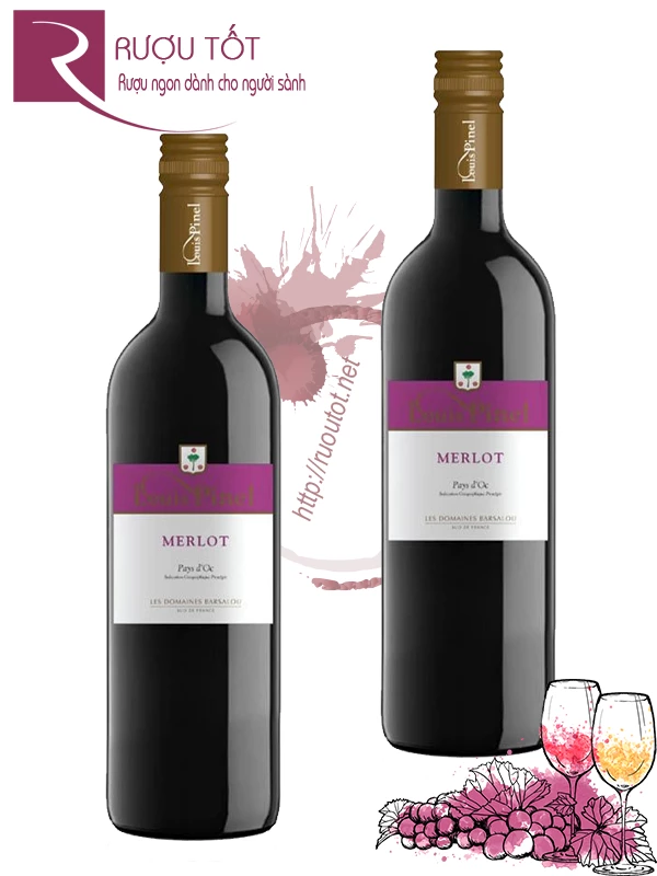 Rượu vang Louis Pinel Merlot