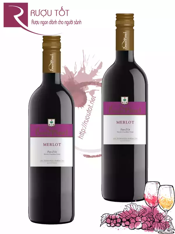 Rượu vang Louis Pinel Merlot