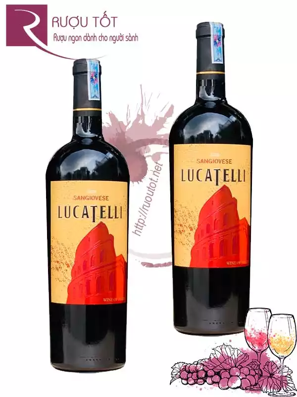 Rượu vang Lucatelli Sangiovese