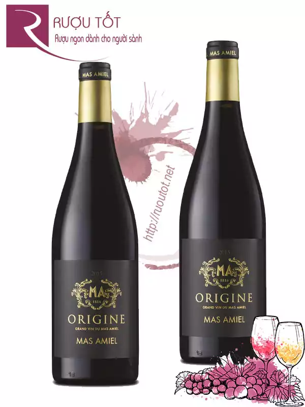 Rượu vang Mas Amiel Origine Cotes du Roussillon Villages