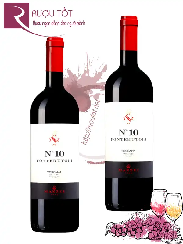 Rượu vang Mazzei No 10 Fonterutoli Toscana IGT