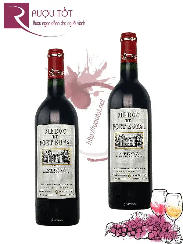 Rượu vang Medoc de Port Royal Thượng hạng