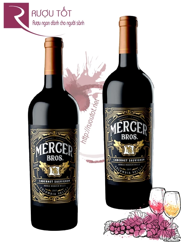 Vang Mỹ Mercer Bros Cabernet Sauvignon 14,5%