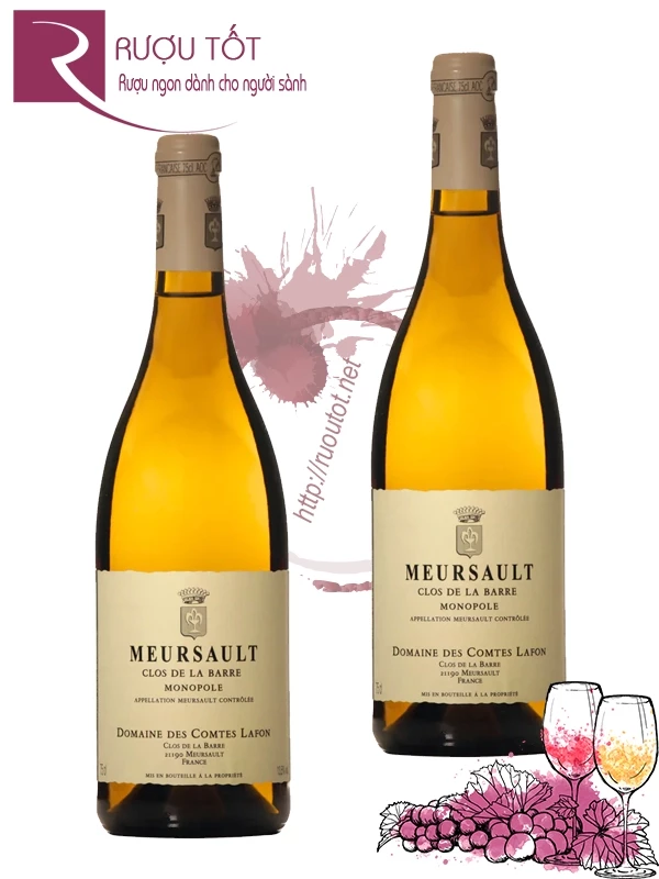 Rượu Meursault Clos de la Barre Monopole Domaine des Comtes Lafon