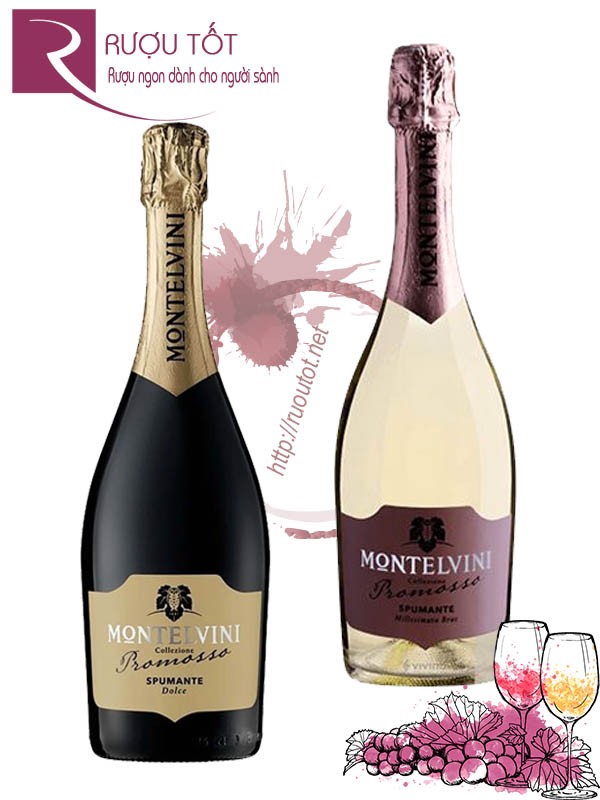 Rượu vang Montelvini Promosso Spumante Dolce - Brut