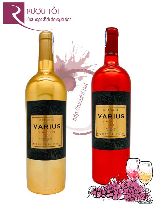 Rượu vang Varius Semi Dolce Red - Gold Cao cấp