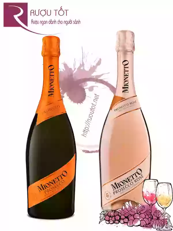 Vang Nổ Mionetto Prosecco Rose - Brut