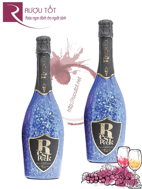 Rượu Vang Nổ Respeck Blue Raspberry