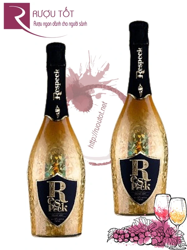Rượu Vang Nổ Respeck Moscato Moldova
