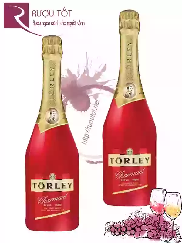 Rượu vang nổ Torley Sweet Red Sparkling Wine Cao cấp