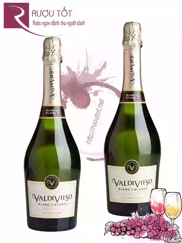 Rượu vang nổ Valdivieso Sparkling Blanc de Blancs