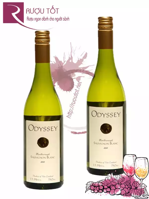 Rượu vang Odyssey Sauvignon Blanc Valley Marlborough