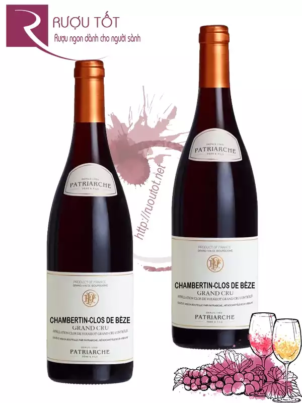 Rượu vang Chambertin Clos De Beze  Grand Cru Patriarche