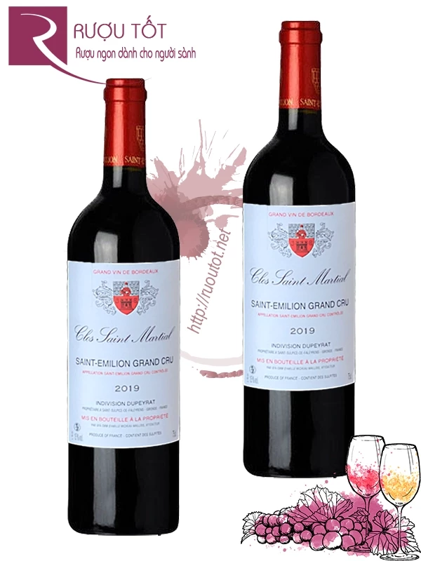 Rượu vang Clos Saint Martial Saint Emilion Grand Cru