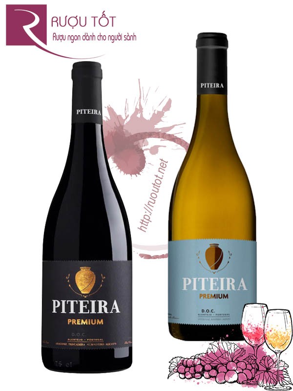 Rượu vang Piteira Premium (Red-White)