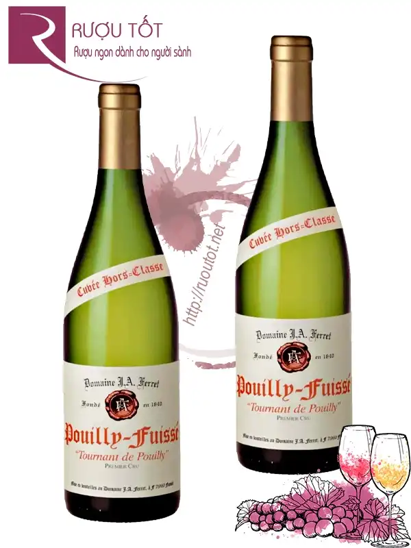 Vang Pháp Pouilly Fuisse Tournant de Pouilly Domaine JA Ferret
