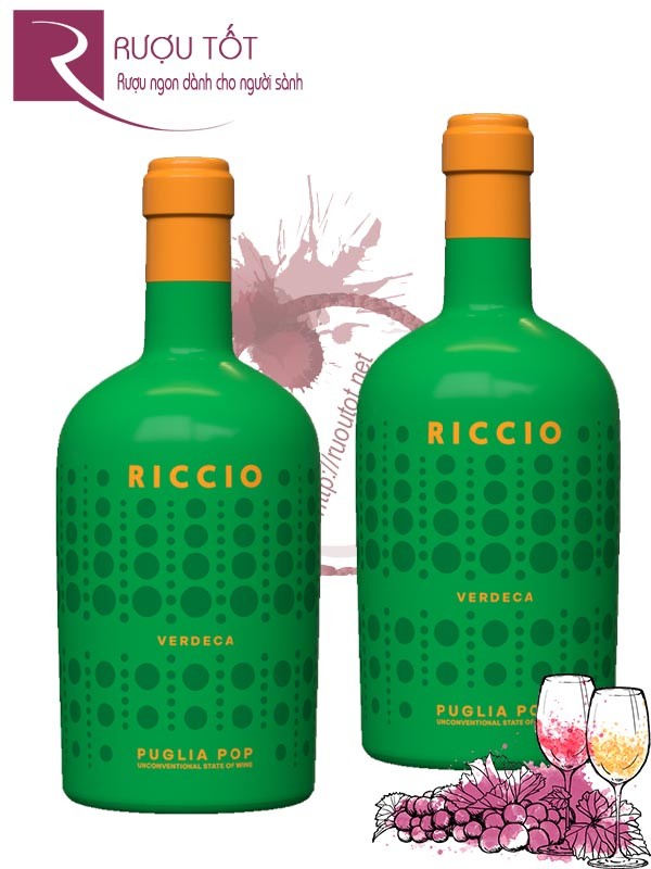 Rượu vang Riccio Verdeca Puglia Pop