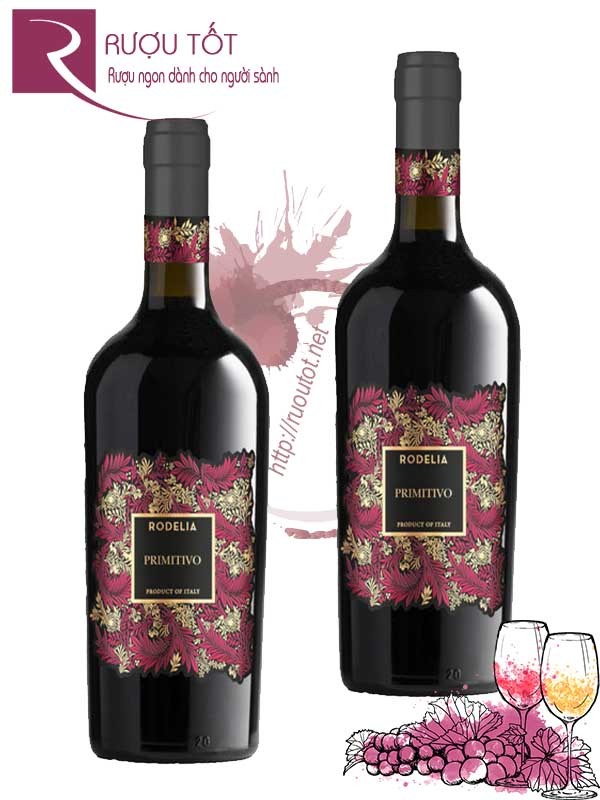 Rượu vang Rodelia Primitivo 13%