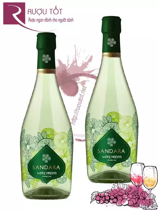 Rượu vang Sandara Wine Mojito Sparkling