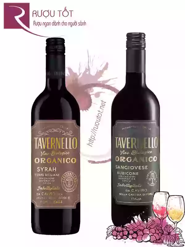 Rượu Vang Tavernello Organico Syrah-Sangiovese