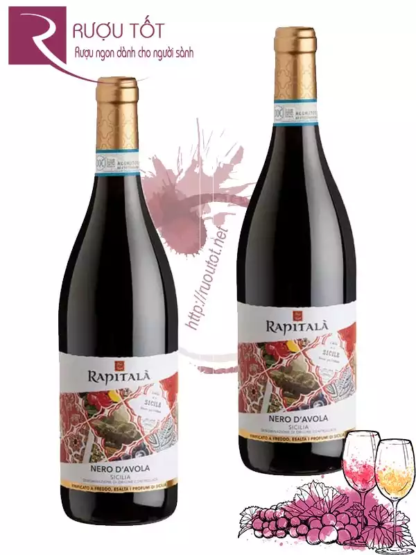 Rượu vang Rapitala Nero D'Avola Sicilia DOC