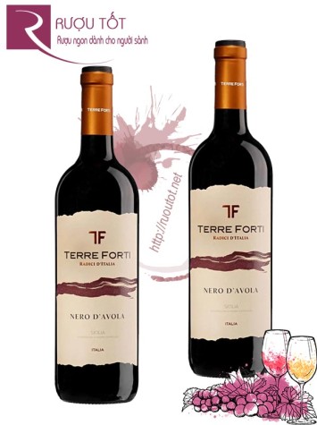 Rượu vang Terre Forti Nero d'Avola Chính hãng