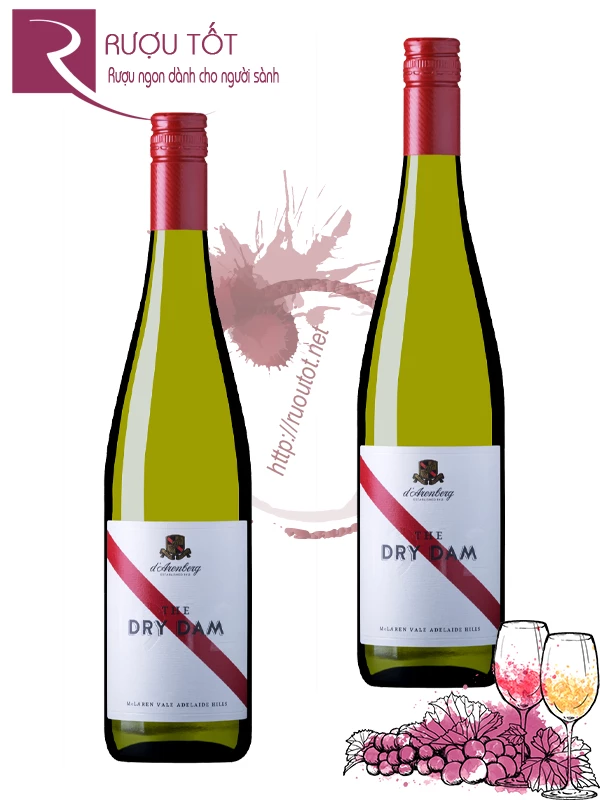 Rượu vang The Dry Dam Riesling McLaren Vale & Adelaide Hills