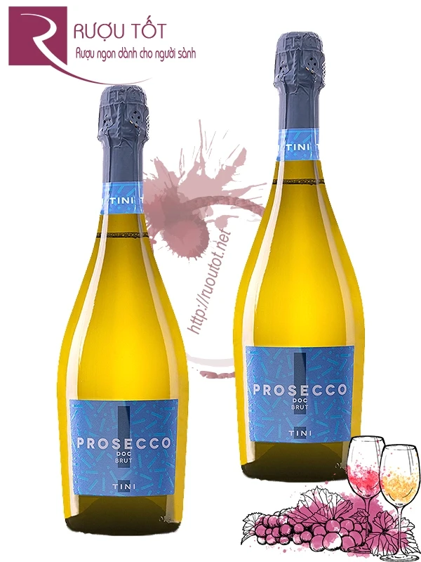 Vang nổ Tini Prosecco Brut DOC