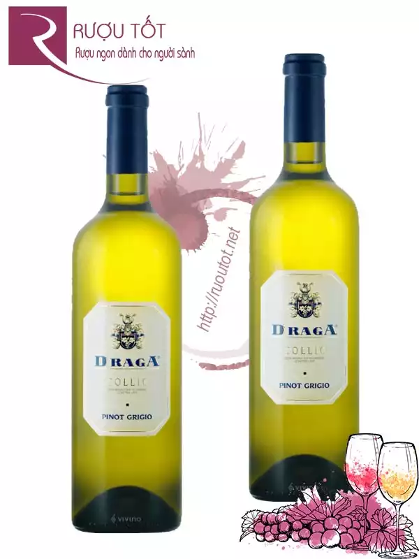 Rượu vang DRAGA Pinot Grigio Collio Chính hãng