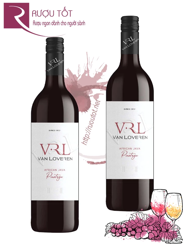 Rượu vang VRL Van Loveren African Java Pinotage