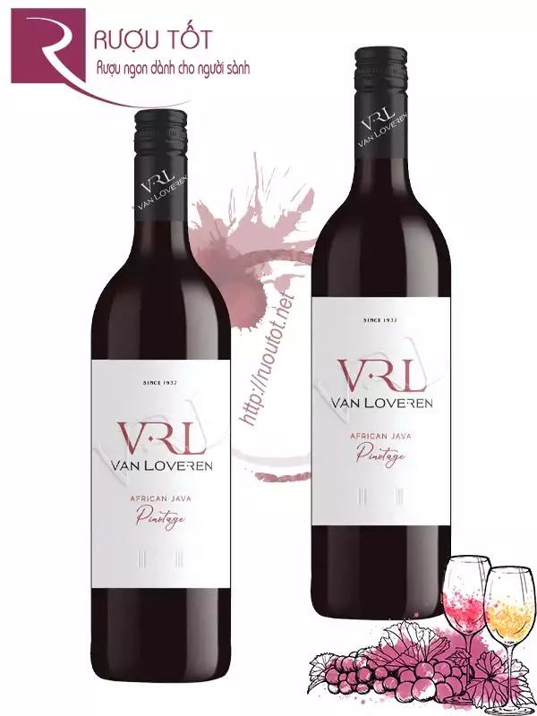 Rượu vang VRL Van Loveren African Java Pinotage