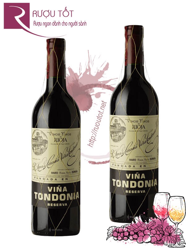 Rượu vang Vina Tondonia Reserva R. Lopez de Heredia Cao cấp