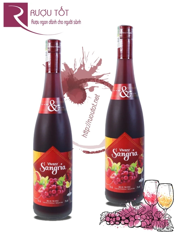 Rượu Vang Vivazz Red Sangria 750ml