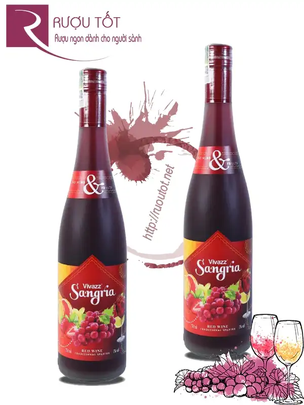Rượu Vang Vivazz Red Sangria 750ml