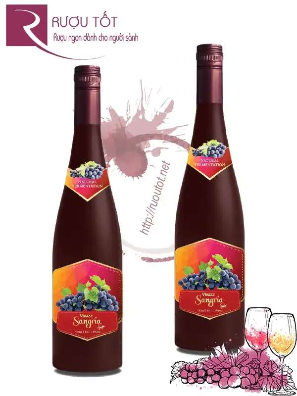 Rượu Vang Vivazz Sangria Light Red 750ml