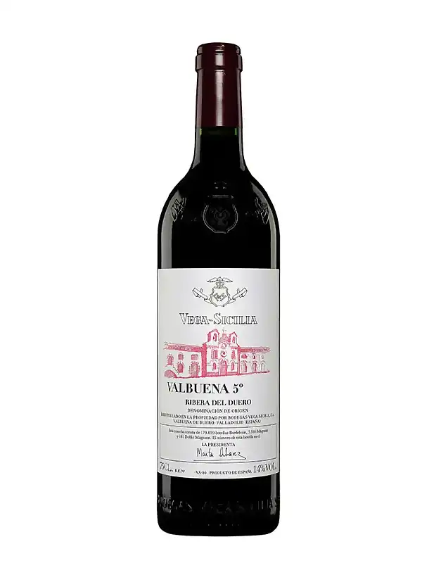 Rượu vang Valbuena 5° Tinto Ribera del Duero Vega Sicilia Thượng hạng