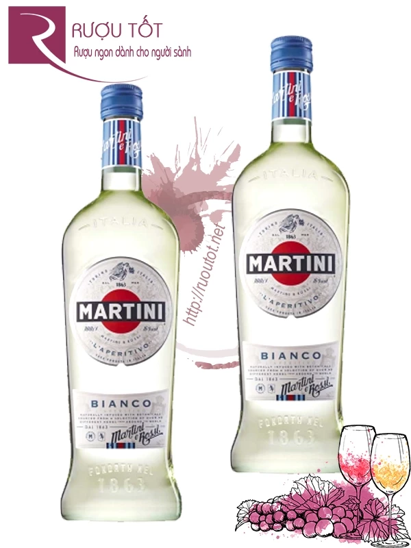 Rượu Martini Bianco 1000ml