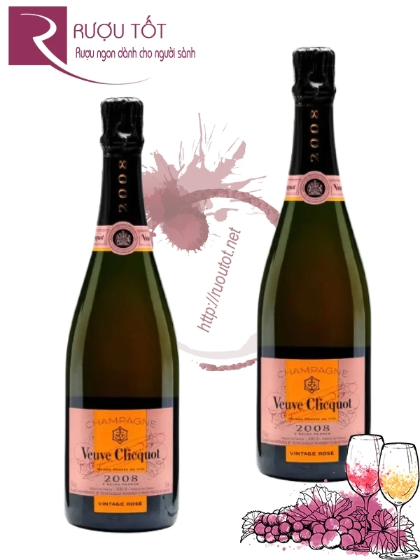 Rượu Veuve Clicquot Vintage Rose