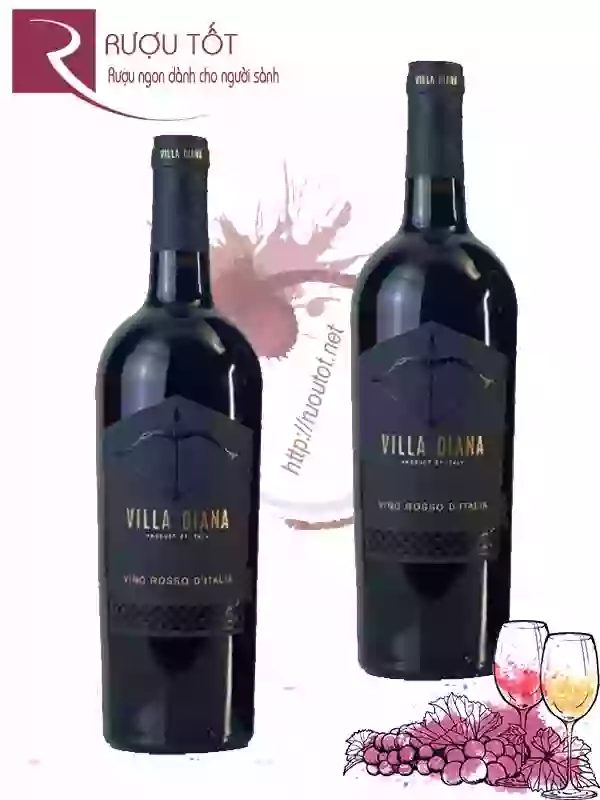 Rượu Vang Villa Diana Vino Rosso D'italia