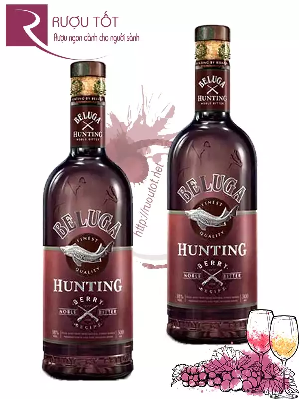 Rượu Vodka Beluga Hunting Berry