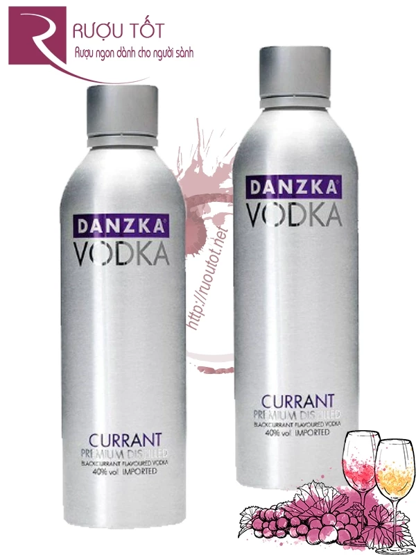 Rượu Vodka Danzka Currant 1000ml