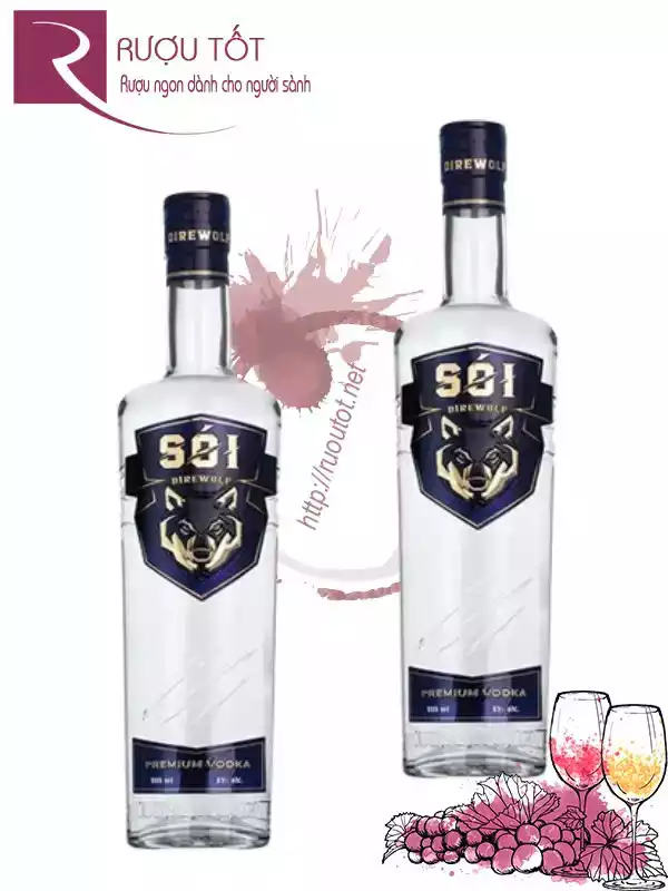 Rượu Vodka Sói 555ml Chính Hãng